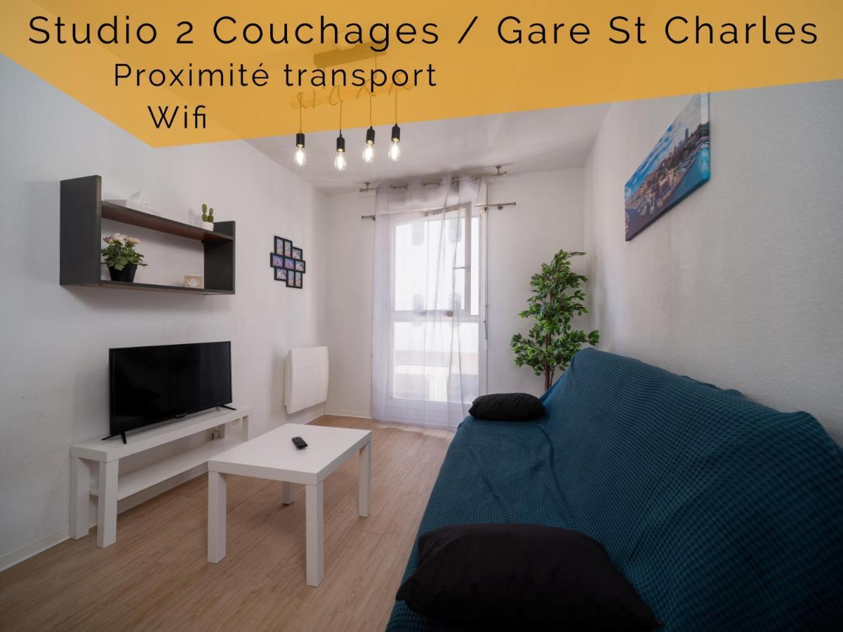 Appartement Tout Equipe A 5 Min De La Gare St Charles Марсель Екстер'єр фото